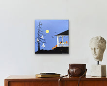 Load image into Gallery viewer, Ghouls, Gazebos and Gourds Oh My- 12 x 12”