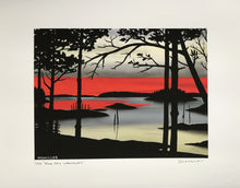 Load image into Gallery viewer, Pink Sky Warnings- 2025 Ltd Edition Giclee Print