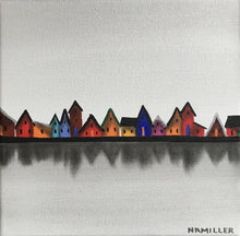 Load image into Gallery viewer, Drawn Lines- 8 X 8”