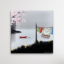 Load image into Gallery viewer, Bay Blanket Bliss- 12 x 12”