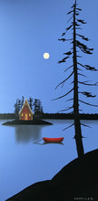 Load image into Gallery viewer, The Falling Moon- 18 x 36”