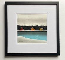 Load image into Gallery viewer, Still Time- 9.5” framed to 17.25”