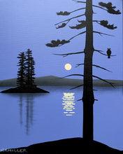Load image into Gallery viewer, Forget Me Knot Moon- 16 x 20”
