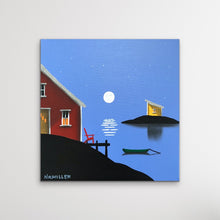 Load image into Gallery viewer, Looming Moon- 12 x 12”
