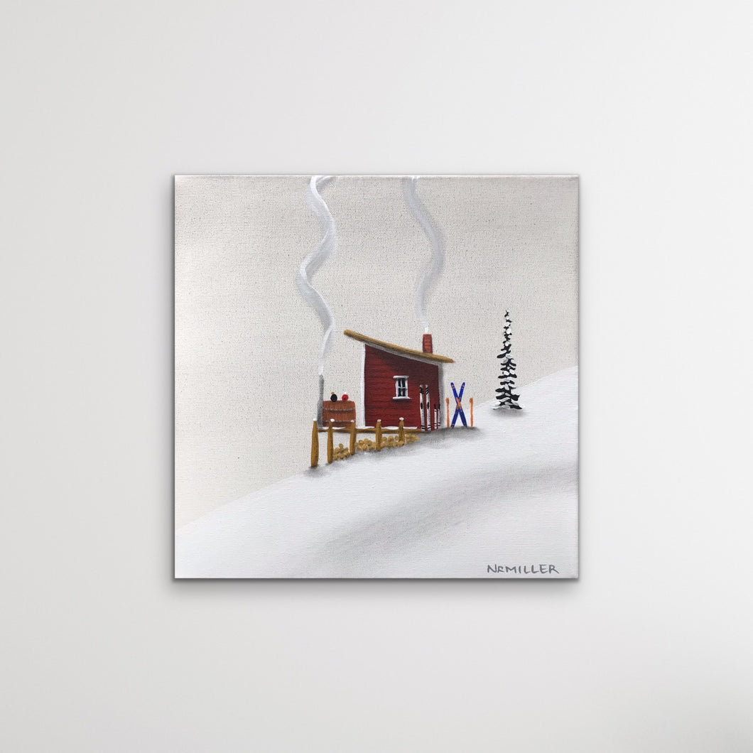 Ski, Soak, Repeat- 12 x 12”