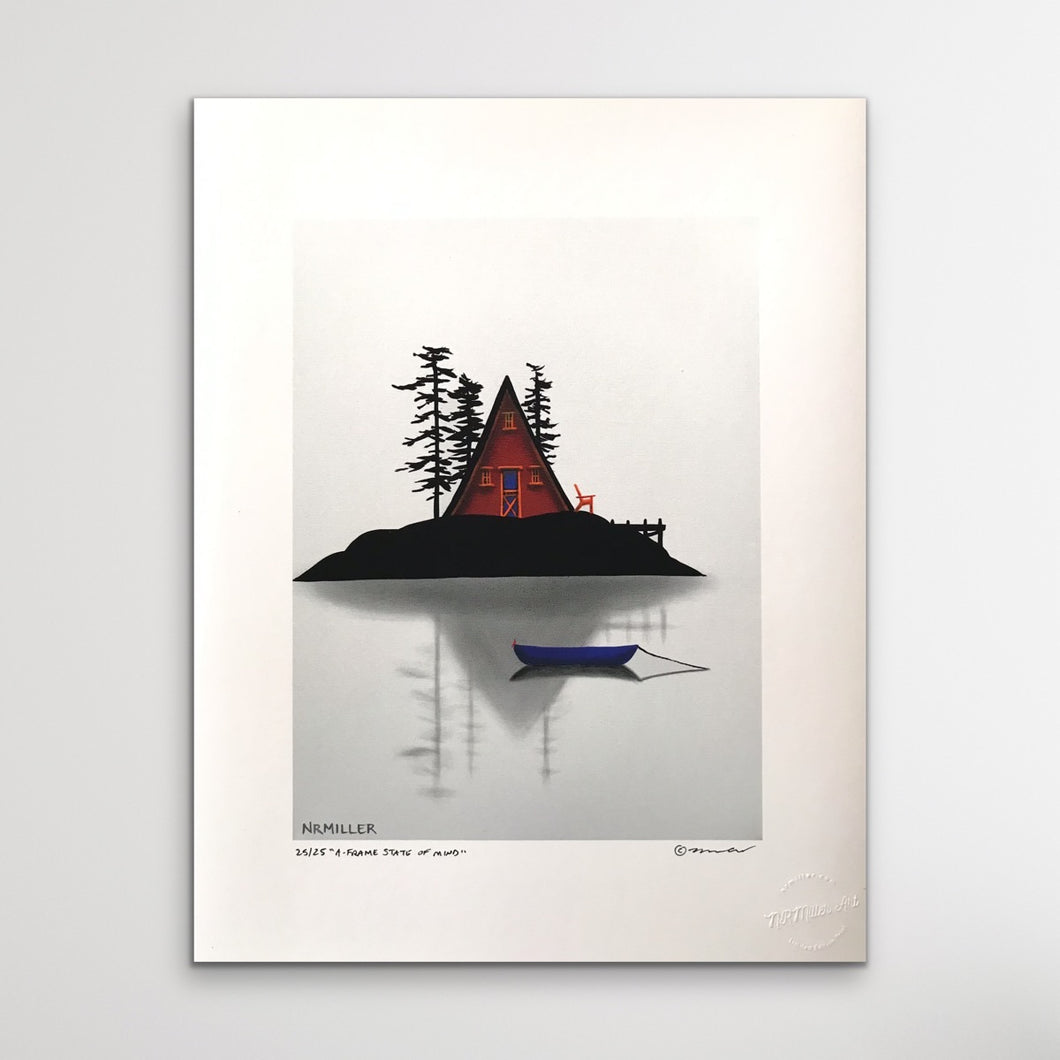 A-Frame State of Mind- Limited Edition Giclee print