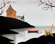 Load image into Gallery viewer, Chirping Birds and Blooms- 16 x 20”
