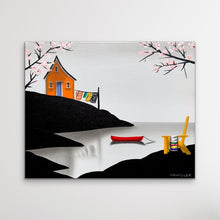 Load image into Gallery viewer, Chirping Birds and Blooms- 16 x 20”
