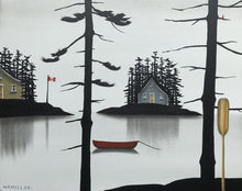 Load image into Gallery viewer, “Paddles Up”- 16 x 20”
