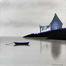 Load image into Gallery viewer, The Bay Blues- 18 X 18”
