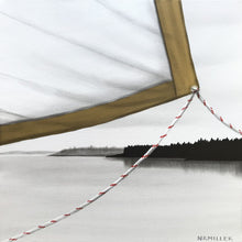 Load image into Gallery viewer, Between the Sheets- 18 x 18”
