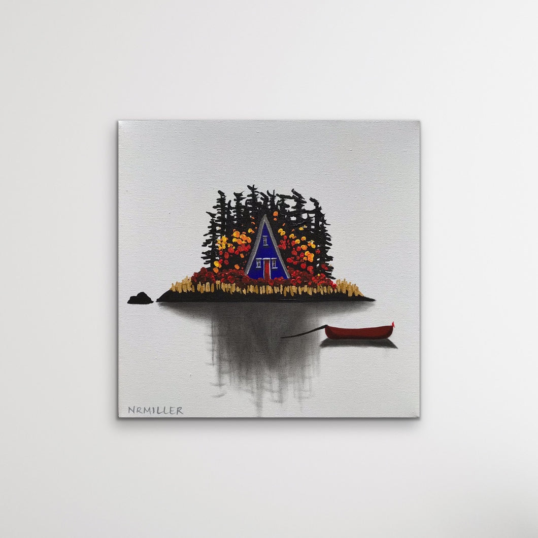 The Frenzy of Fall- 12 x 12”