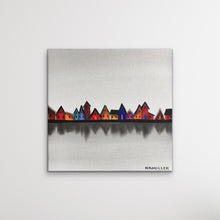 Load image into Gallery viewer, Drawn Lines- 8 X 8”
