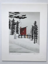 Load image into Gallery viewer, Warming Hut Happiness- Limited Edition Giclee Print
