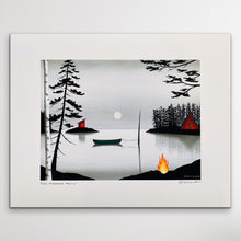 Load image into Gallery viewer, Fireside Folly- Limited Edition Giclee Print
